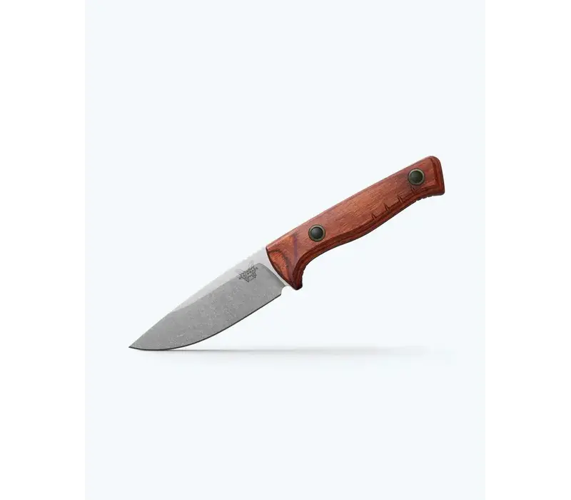 Benchmade Slipridge Fixed, Stabilized Wood Handle, Magnacut Steel