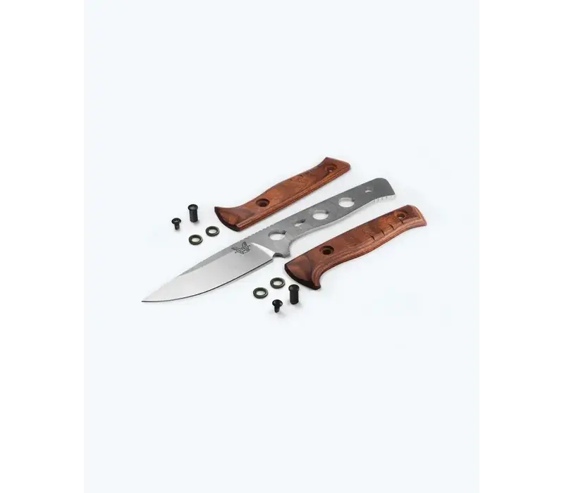 Benchmade Slipridge Fixed, Stabilized Wood Handle, Magnacut Steel