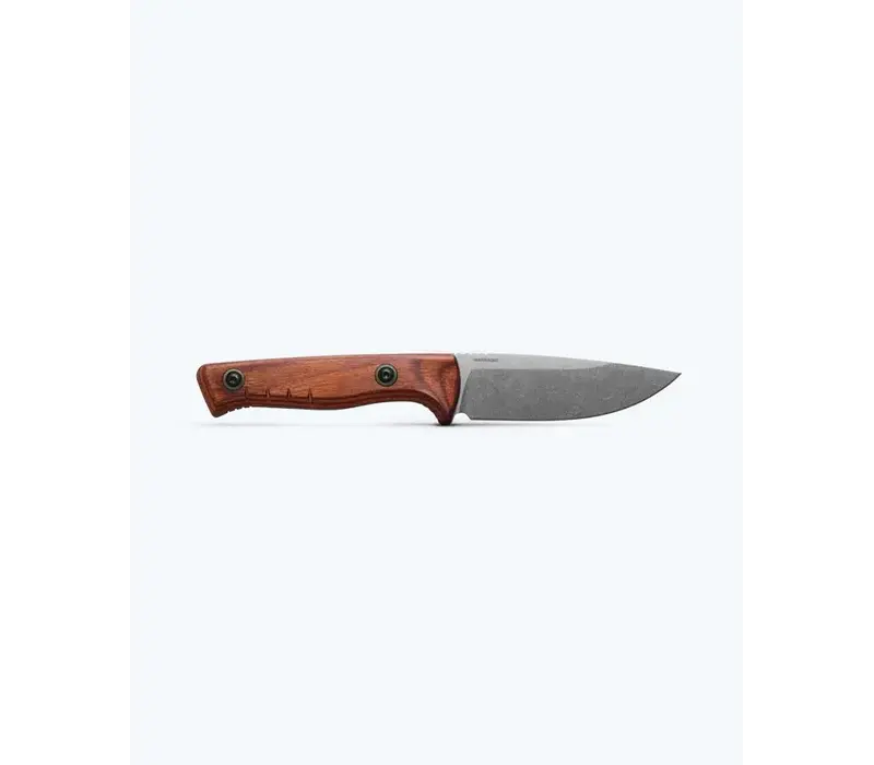 Benchmade Slipridge Fixed, Stabilized Wood Handle, Magnacut Steel