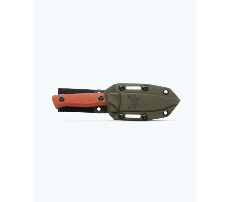 Benchmade Slipridge Fixed, Rust Orange G10 Handle, Magnacut Steel