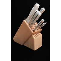 Lamson, ICE Forged 7-Pc Knife Block set, Maple Block