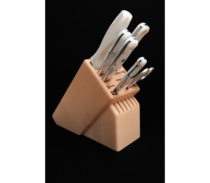 Lamson, ICE Forged 7-Pc Knife Block set, Maple Block