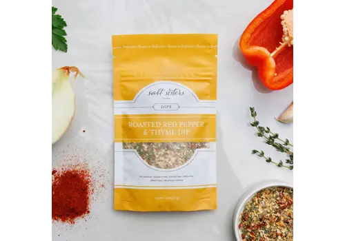 Salt Sisters Roasted Red Pepper & Thyme Dip 2 oz