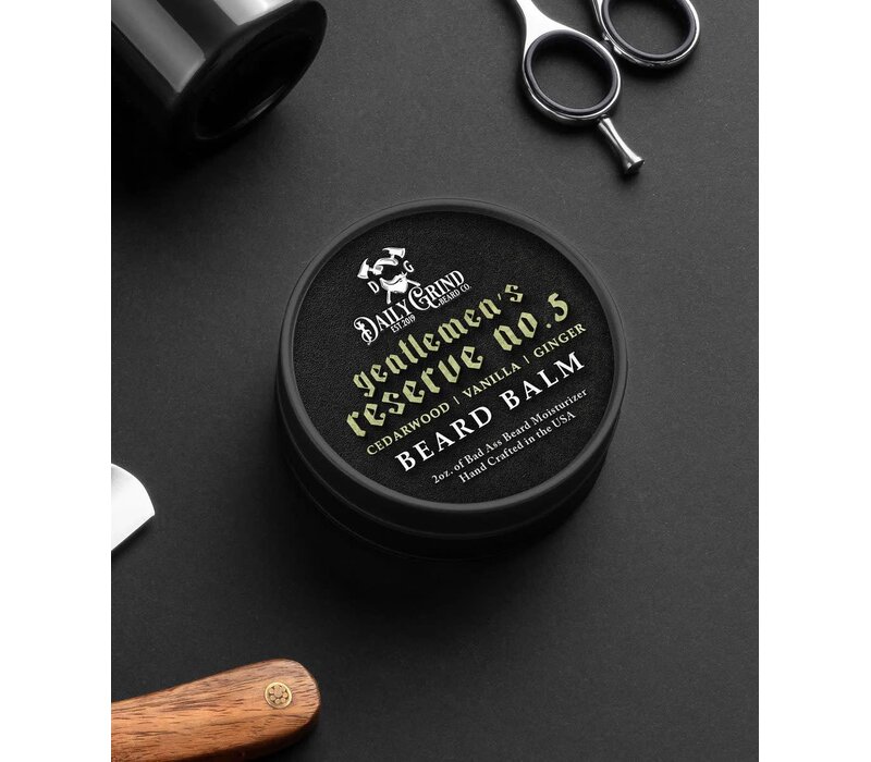 Daily Grind Beard Balm Gentleman's Reserve no. 5 Cedarwood, Vanilla, Ginger
