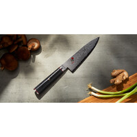 Zwilling, MIYABI, Kaizen, 7" Hollow Edge Santoku Damascus