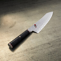 Zwilling, MIYABI, Kaizen, 7" Hollow Edge Santoku Damascus