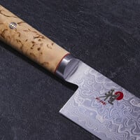 Zwilling Miyabi Birchwood SG2  7" Fine Edge Santoku Damascus