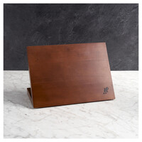 MIYABI, Magnetic Knife Easel, Red Maple, Walnut Stain