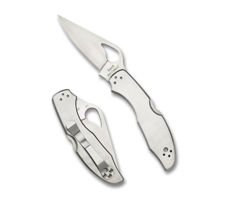 Spyderco, Byrd Meadowlark 2 Stainless, Plain Edge