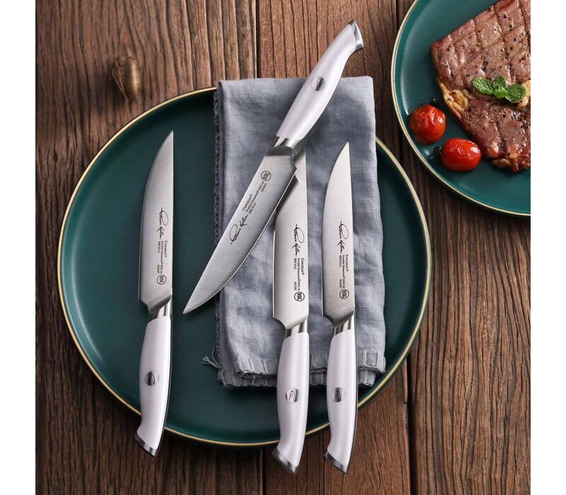 Cangshan, Thomas Keller 4pc Steak Knife Set White