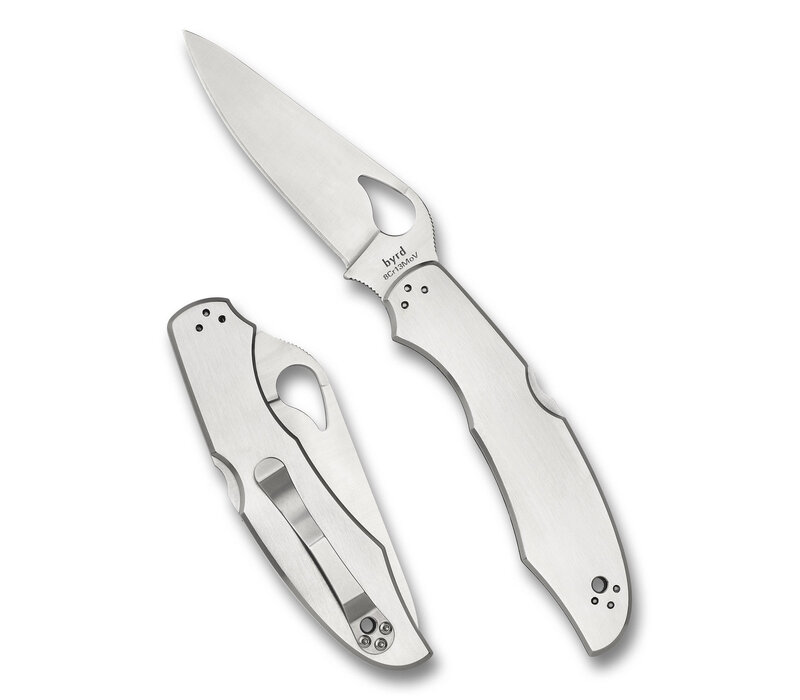 Spyderco Byrd Cara Cara 2 Stainless, Plain Edge