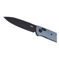 CRKT Counterpart with crossbar lock and 12c27 Sandvik Steel blade, Gray GRN Handle