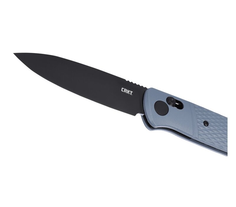 CRKT Counterpart with crossbar lock and 12c27 Sandvik Steel blade, Gray GRN Handle