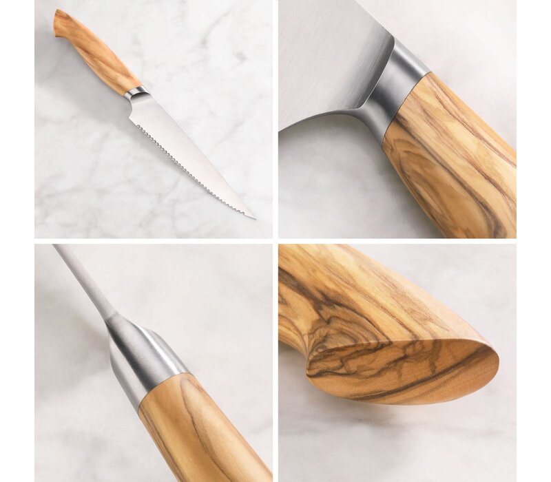 Cangshan, OLIV Series 5in Serrated Utility Knife