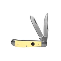 ABKT Roper Pecos Medium Trapper 1065 Carbon Steel & Delrin Handle