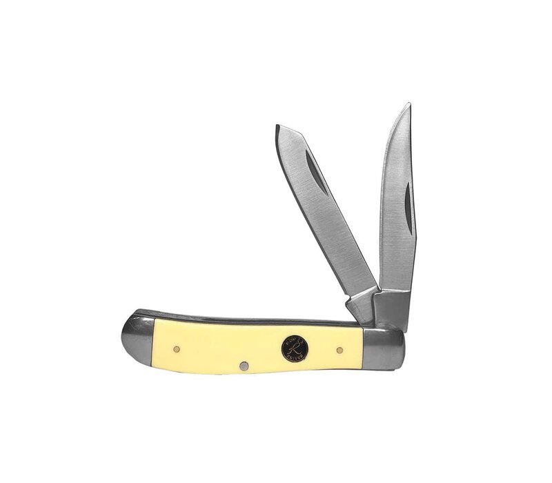 ABKT Roper Pecos Medium Trapper 1065 Carbon Steel & Delrin Handle