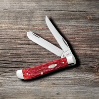 Case Cutlery Mini Trapper Jig Red Bone, Carbon Steel