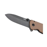 CRKT, Squid XM assisted opening with brown G10 handle