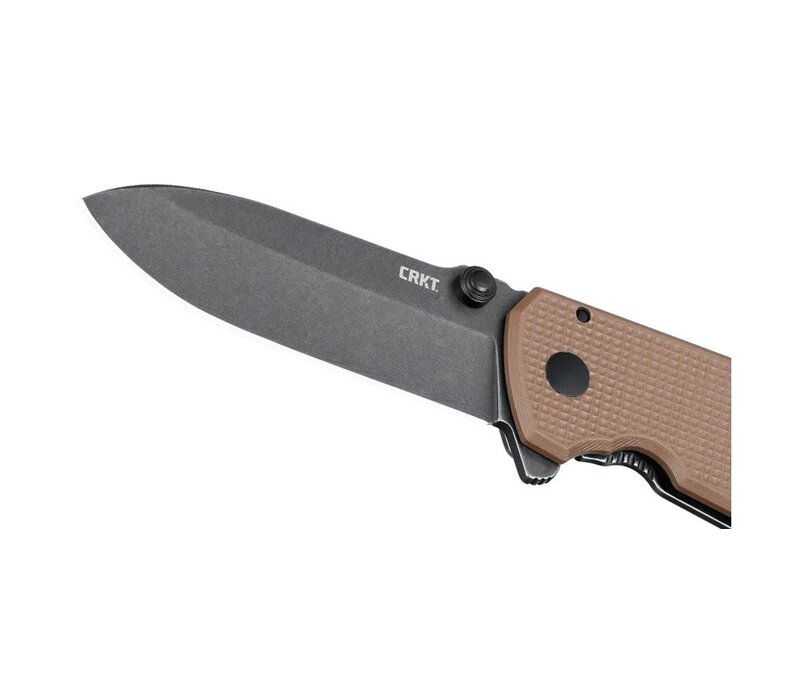 CRKT, Squid XM assisted opening with brown G10 handle