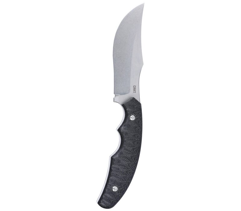 CRKT Burrower fixed blade with D2 tool Steel, Micarta Handle