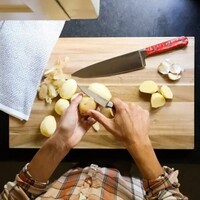 Lamson, Midnight Series 8″ Premier Forged Chef’s Knife