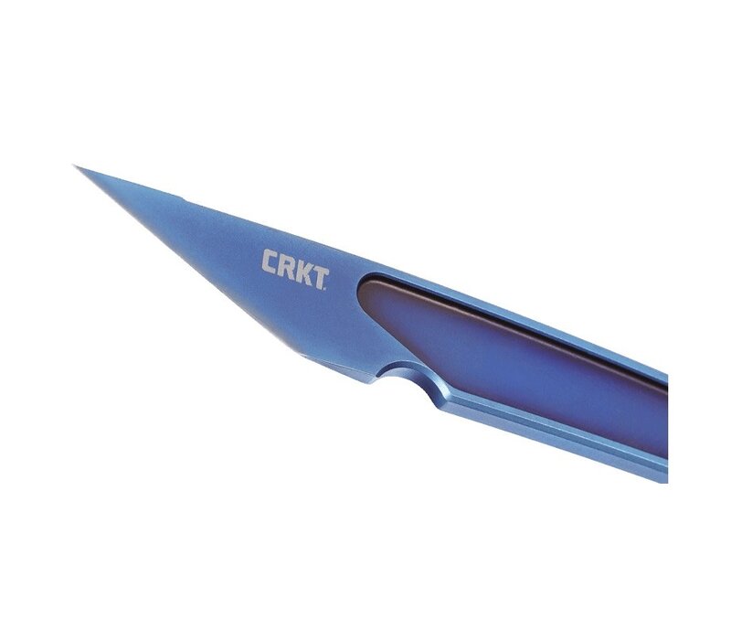 CRKT, HangTi Blue Titanium Fixed, Kydex Sheath