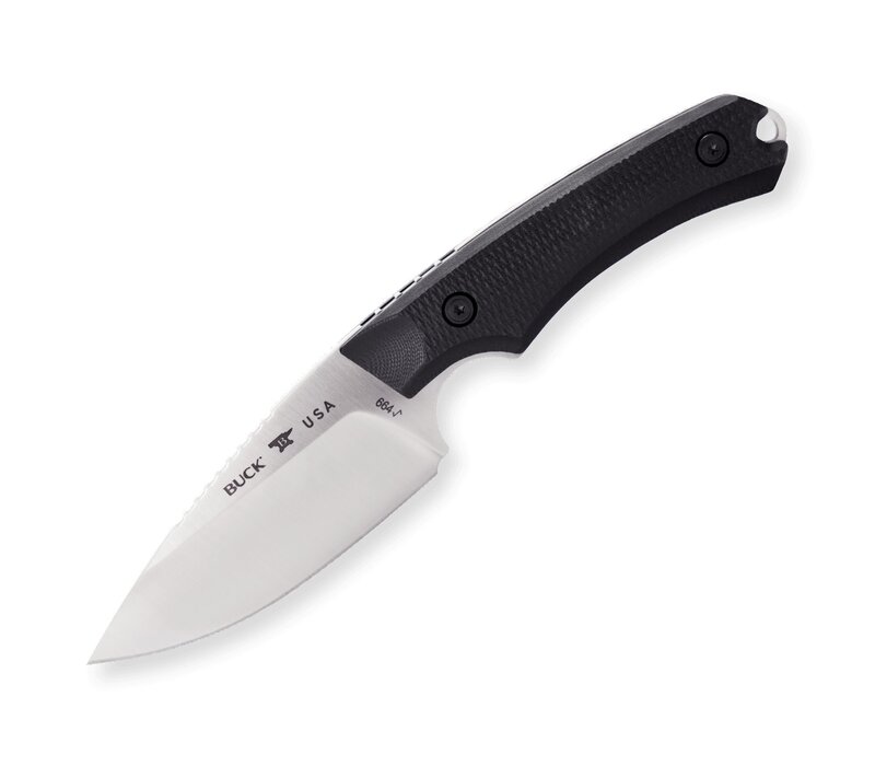 Buck Alpha Hunter Elite, Magnacut, Black G10