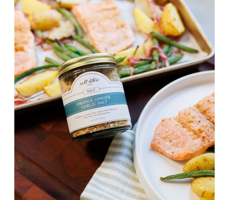 Orange Ginger Garlic Salt 3.7 oz