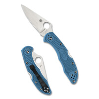 Spyderco, Delica 4 FRN Lightweight Blue Flat Ground