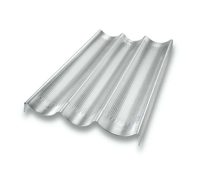 USA Pan, French Baguette Pan - 3 Loaves - 16 x 9 in.