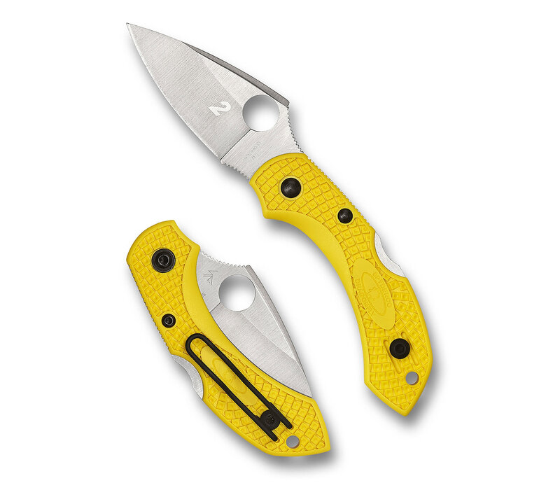 Spyderco, Dragonfly 2 Salt Yellow FRN and H-2 Steel