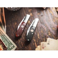 Boker, Barlow Brown Checkered Bone, D2