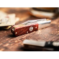 Boker, Barlow Brown Checkered Bone, D2