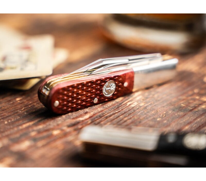 Boker, Barlow Brown Checkered Bone, D2
