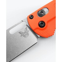 Benchmade, Tagged Out CPM 154 Steel, Orange Grivory Handle