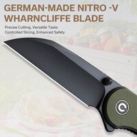 Civivi, Elementum II with a wharncliffe Nitro-V stainless blade.
