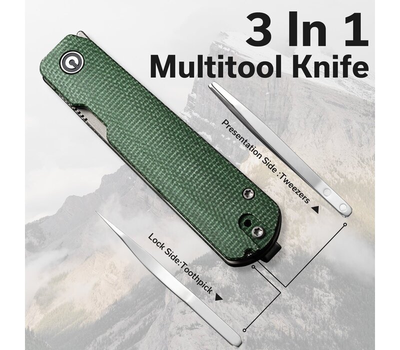 Civivi, Sendy Flipper Micarta Handle, Nitro V