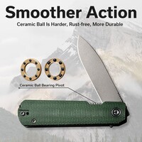 Civivi, Sendy Flipper Micarta Handle, Nitro V