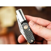 Boker, Barlow Black Checkered Bone Handle, D2