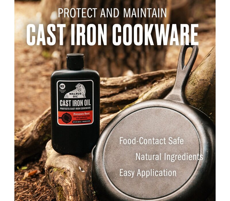 Walrus Oil, Cast Iron Oil 8oz