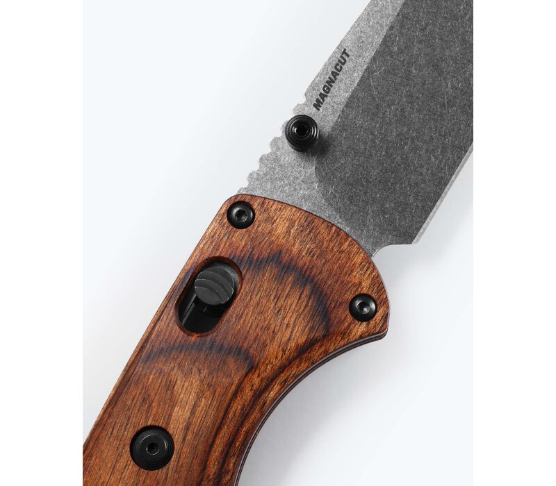 Benchmade Slipridge, Stabilized Wood Handle, Magnacut Steel