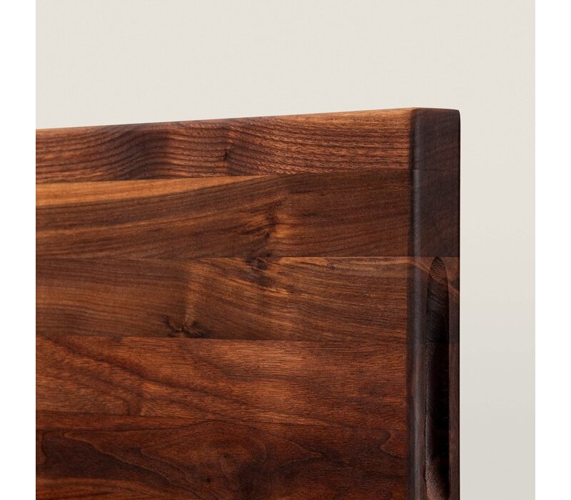 John Boos Reversible Walnut Cutting Board- Recessed Handles 18"x12"x1-1/2"