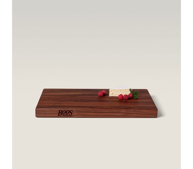John Boos Reversible Walnut Cutting Board- Recessed Handles 18"x12"x1-1/2"