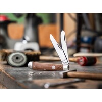 Boker, Trapper Tan Micarta Handle, D2 Steel