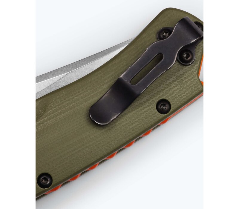 Benchmade, TaggedOut S45VN, OD Green G10 Handle
