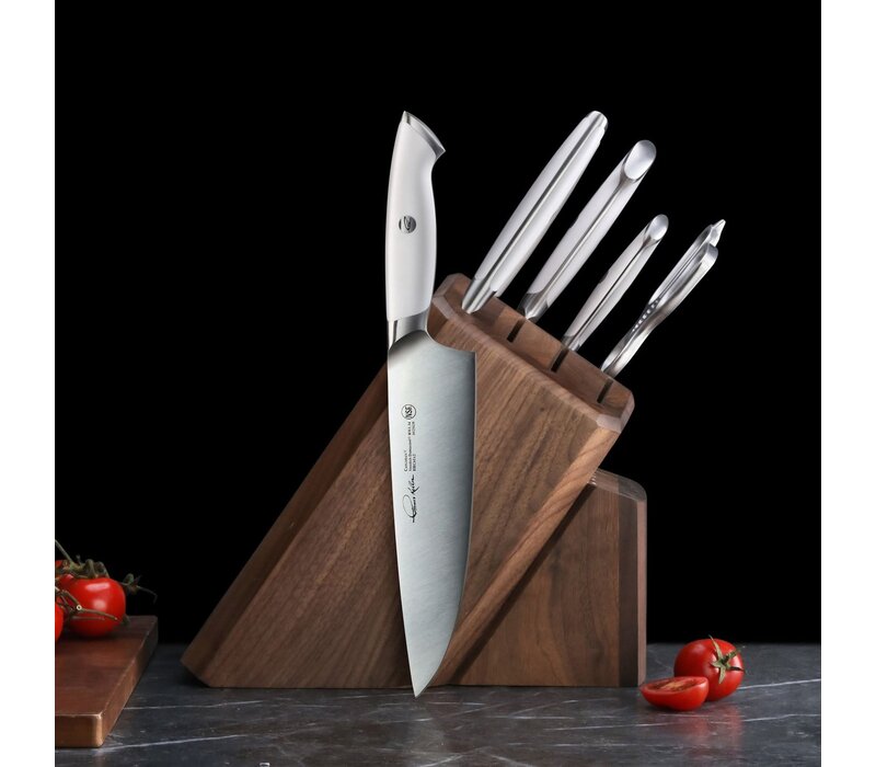 Cangshan, Thomas Keller 7pc Block Set White Handle