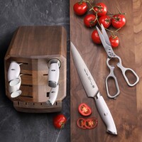 Cangshan, Thomas Keller 7pc Block Set White Handle