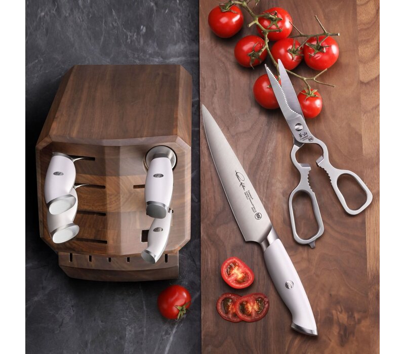 Cangshan, Thomas Keller 7pc Block Set White Handle