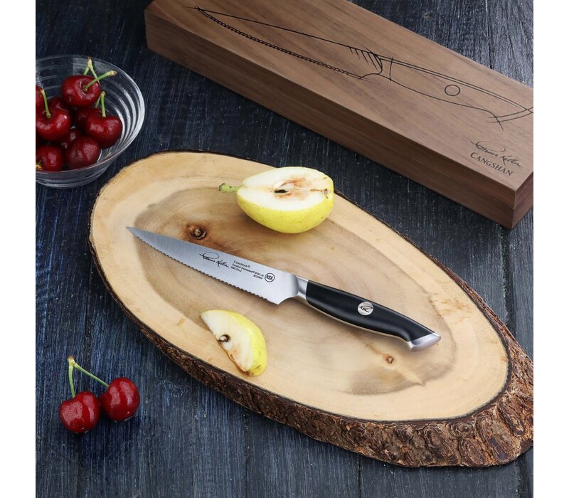 Cangshan Thomas Keller Signature Collection 5" Serrated Utility Knife- White