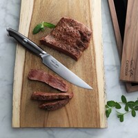 Cangshan Thomas Keller 5" Fine Edge Steak Knife Black, Walnut Box